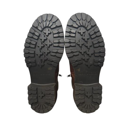 New! Lucky Brand Taini Moto Leather Biker Buckle Strap Combat Bootie - Size 6.5 - Picture 12 of 15